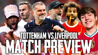 THINGS KICK OFF IMMEDIATELY ONCE AGAIN EXPRESSIONS VS HAMEZ Tottenham vs Liverpool MATCH PREVIEW [upl. by Maunsell871]