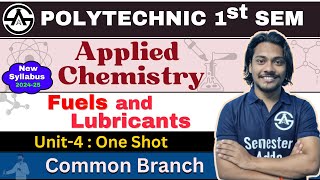 25 Applied Chemistry  Unit4 Fuels and Lubricants  One Shot Video  Chemistry by Amar Sir [upl. by Ilatan287]