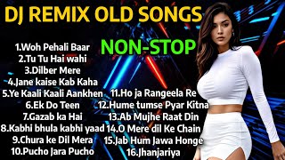 DJ REMIX OLD SONGS  DJ NONSTOP MASHUP 2024  80S90S HINDI SONGS  Old Remix songs HARD BASS [upl. by Juster37]