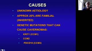 The Treatment of Brain and Spine Cavernoma  Mr Christopher Chandler [upl. by Quin627]