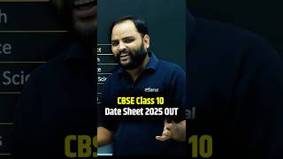 CBSE Board Exam Date Sheet 2025 OUT🔥 CBSE Date Sheet 2025 Class 10 shorts class10 esaral [upl. by Sparrow207]