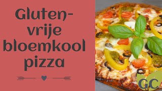 Overheerlijke bloemkool pizza glutenvrij [upl. by Mcintyre191]