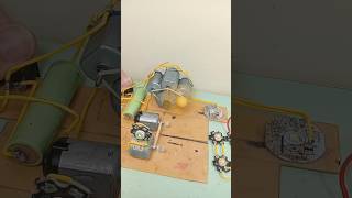 ELECTRONIC CIRCUIT OF LED HPL DIMMER MACHINE AND MINI GENERATOR PROTOTYPE USING DC MOTOR [upl. by Yarased206]