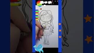 Comment dessiner et colorier des dessins Kawaii Très facile [upl. by Spancake]