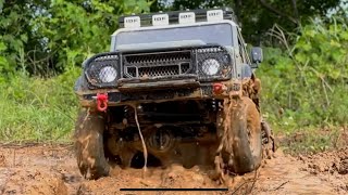 110 Scale RC  Defender 90 KAHN Mud DrivingXtra speed Chassis [upl. by Eugeniusz342]