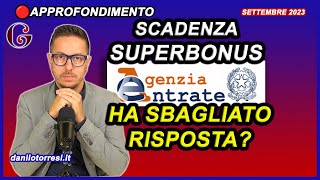 Agenzia lavori non terminati e cessione del credito 2023  Scadenza SUPERBONUS 110 ultime notizie [upl. by Rona931]