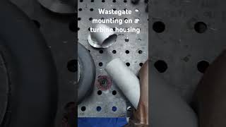 Wastegate mounting on a turbine housing part 2 [upl. by Relyt590]