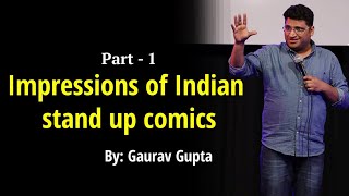 Mimicry of indian stand up comics by Gaurav Guptacorona safety [upl. by Tav594]