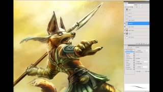 Might amp Magic  Duel of Champions  Sahaar Skirmisher Speed Painting CA [upl. by Hnamik698]