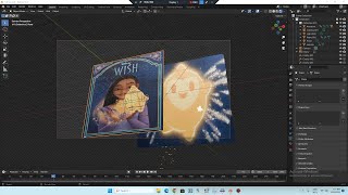 BLENDER 40 SPEED MODELING OF DISNEYS WISH quotTHE STARquot [upl. by Auqeenwahs]