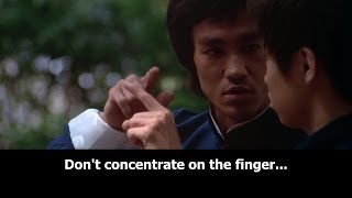 Bruce Lee  finger pointing at the moon commentary in description [upl. by Shandee]