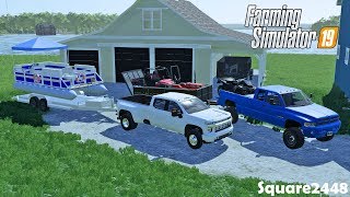 Moving Into New Lake House  Homeowner  Farming Simulator 19 [upl. by Anitnahs]