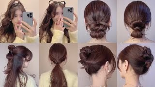 Super Cute Hairstyle Tutorial Korean Style for Girls [upl. by Henriques]