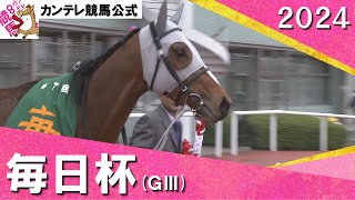 2024年 毎日杯ＧⅢ メイショウタバル 実況：川島壮雄【カンテレ公式】 [upl. by Alveta]