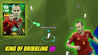 NEW 99 RATED ANDRES INIESTA IS TOO SMOOTH😍 •eFootball [upl. by Nomelc972]