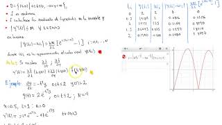 Métodos numéricos Cálculo de error método de Euler Ecuaciones diferenciales 3 [upl. by Arutnev]