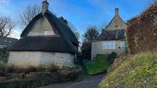 A PicturePerfect Village WALK  Early Morning in Winson ENGLAND [upl. by Hanafee682]