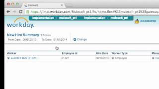 Workday to ServiceNow Integration Demo [upl. by Nrek553]