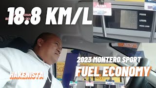 2023 Montero Sport Review GLX FUEL ECONOMY Part 3 [upl. by Nibot574]