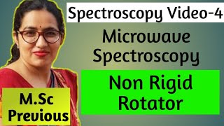 MSc pre online free classesSpectroscopyMicrowave SpectroscopyNon Rigid Rotator  Dr Sudesh [upl. by Lucrece622]