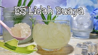 Cara Membuat Minuman Lidah Buaya Khas Pontianak dan tips Membersihkan Lendir Pada Lidah Buaya [upl. by Gershom]