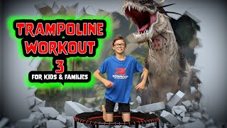 Trampoline Workout Part 3  Trampoline Workout For Kids  PE Bowman [upl. by Delwin]