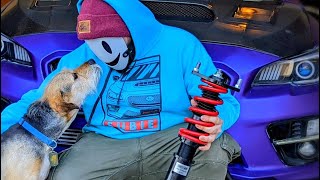 Installing Raceland Coilovers on my WRX Will It Blow Up [upl. by Granville29]