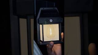 Mini vlog  New sensor light solar light technology [upl. by Noraa]