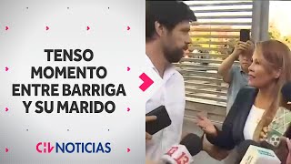 DISCUTIERON EN VIVO Tenso momento entre Cathy Barriga y su marido en previa a formalización [upl. by Darrell]