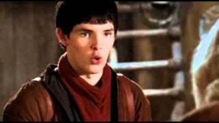 Merlin S01E01 Merlin meets Gaius [upl. by Ymmik]