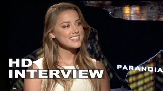 Paranoia Amber Heard Official Interview  ScreenSlam [upl. by Mirna]