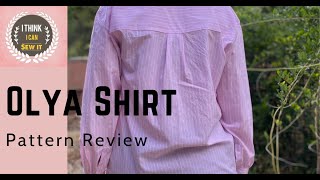 Olya shirt pattern review [upl. by Lustig]