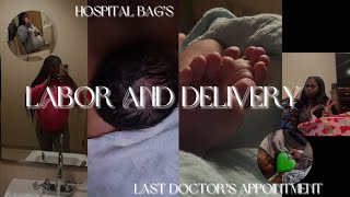 labor and delivery vlog 👣 [upl. by Accber]