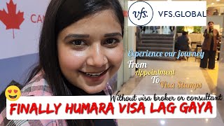 VFS Global appointment to visa stamping full coverage [upl. by Haskell757]