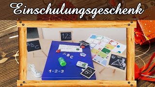 Last Minute Geschenk zur Einschulung  Ordnungsmappe mit Kleinigkeiten  Schnell nachgemacht  DIY [upl. by Everrs194]