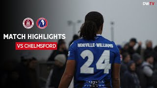 Match Highlights  Wanderers rampant in Essex  Chelmsford 04 Wanderers [upl. by Collier10]