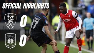 A tie with the Terriers  🗽 Rotherham United 0 v 0 Huddersfield Town ⚫  Highlights 📺 [upl. by Seaden]