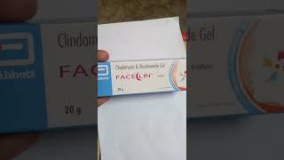 FACECLIN CREAM  FACE CLIN CREAM  CLINDAMYCIN AND NICOTINAMIDE GEL  MEDICIN [upl. by Ahtrim9]