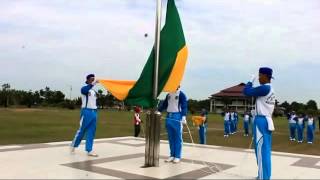 Latihan Pengibaran Bendera PASKIBRAKA Kab Sambas 2015 [upl. by Zerat]