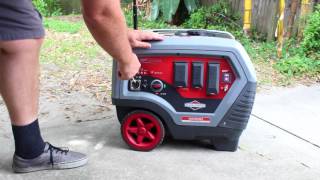 Review Briggs amp Stratton Q6500 QuietPower Inverter Generator [upl. by Yahska]