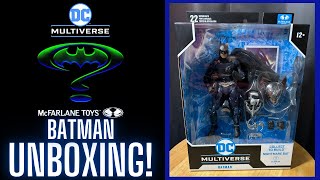 Batman Forever Batman DC Multiverse McFarlaneToys  UNBOXING [upl. by Aneerbas]