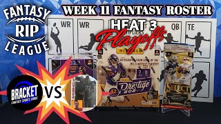 Fantasy Rip League Heat 3 Playoffs Week 11 Featuring 2024 Prestige Mega Box [upl. by Attekahs818]