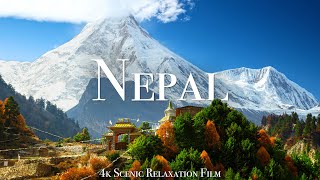 Nepal 4K  Scenic Relaxation Film With Calming Music [upl. by Elyssa676]