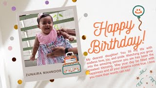 BIRTHDAY OF MAHNOOR [upl. by Hotze758]