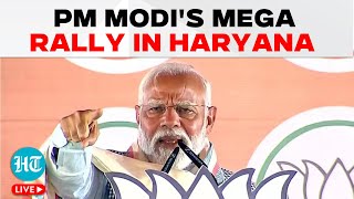 PM Modi LIVE  PM Modi Speech In Palwal Haryana LIVE  Modi Rally LIVE  Haryana Elections [upl. by Ridgley]