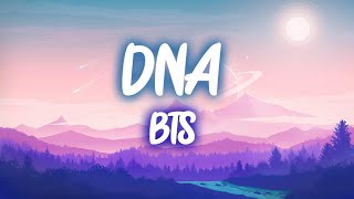 BTS  DNA LetraLyrics [upl. by Yahsel]