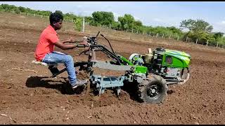 Kirloskar power tiller 15 HP attachment agriculture farming tractor shortfeed [upl. by Marcy615]