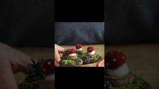 Mini Pilze filzen 🍄 zauberhafte Herbst  und Adventsdeko tutorial diy decoration [upl. by Ileak]