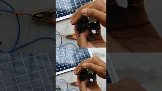 Solar Panel Connection 🤓 solarpanel emergency connection smartideas smartgadget [upl. by Alemac]