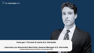 A Marinella 110 anni del brand quotSpettatore ai 100 anni oggi sono parte attiva grande emozionequot [upl. by Tellford]